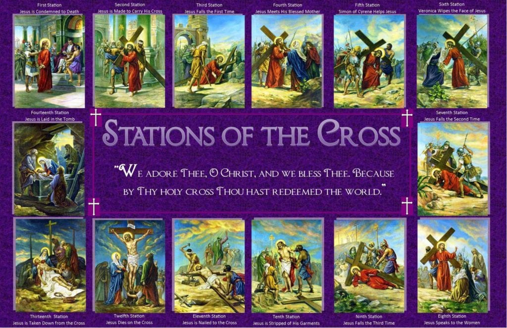 stations of the cross St. Matthias Catholic Academy